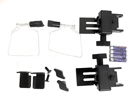 Bauer Bench grinder eye shield glass and brackets 2 sets(OEM) Replacement with Built- in LED lights-2021 Gitachi