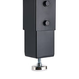 TRINITY Heavy Duty Wood Top Work Bench Adjustable Height Utility Table with Powder Coated Steel Frame for Commercial, Industrial, and Home TRINITY