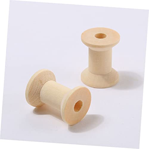 EXCEART 60 Pcs Embroidery Thread Holder Weaving Kit Sewing Project Kits Glass Holder Craft Spools Sewing Machine Accessories Weaving Bobbins Wire EXCEART