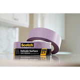 Scotch Delicate Surfaces Painters Tape, 1.88 in x 60 yd, Damage-Free Painting Prep, Protect Delicate Surfaces, UV & Sunlight Resistant, Solvent-Free Scotch