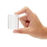 Juvale 35 Pack Plastic Canning Jars with Lids for Slime, Craft Storage, Beauty Products (1.2 oz) Juvale