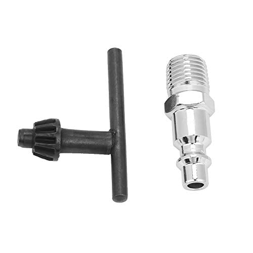 3/8" Air Pneumatic Drill, Air Drill 1700rpm High speed Reversible Rotation Drill Tool for Hole Drilling Used for Furniture, Machine Production Wal front