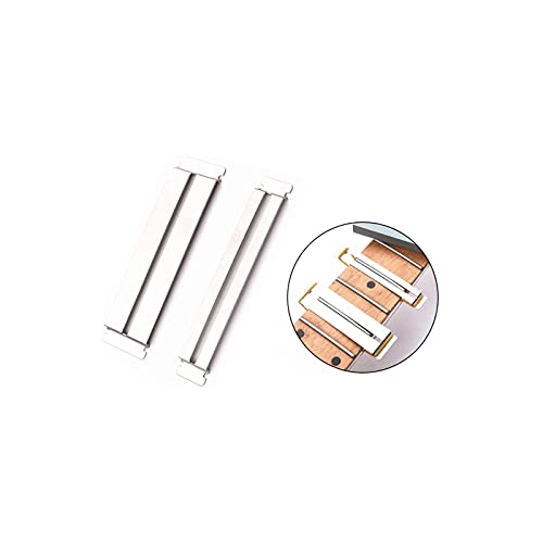 Liyafy Guitar Luthier Tool Kit Metal String Spreaders + Fingerboard Guard with Rubber Band for Guitars Bass Repair Maintenance Liyafy