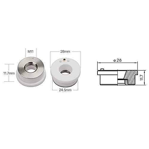 Cloudray Nozzle Ceramic Rings Dia. 28mm P0571-1051-00001 for Fiber Laser Cutting Head Cloudray