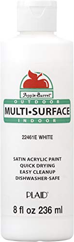 Apple Barrel Multi-Surface Paint in Assorted Colors (8 oz), White