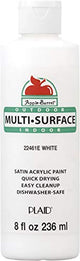 Apple Barrel Multi-Surface Paint in Assorted Colors (8 oz), White Apple Barrel