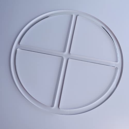 Round 4 Pocket Valet Tray Router Templates, Clear Acrylic Template, Woodworking Router Template Phocaea