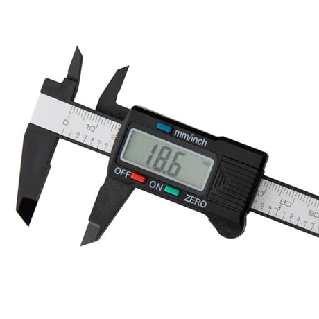 SCITOOLS Digital Caliper 0-4"Measuring Tool, Micrometer Caliper with Auto-Off Feature, Interchangeable Between inches and millimeters for Jewelry SCITOOLS
