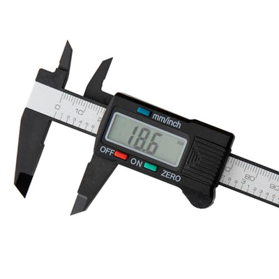 SCITOOLS Digital Caliper 0-4"Measuring Tool, Micrometer Caliper with Auto-Off Feature, Interchangeable Between inches and millimeters for Jewelry