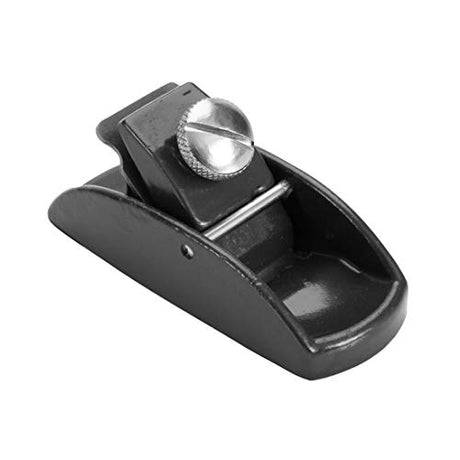 GreatNeck LSO 3-1/2 Inch Block Plane, Small Wood Planer for Use in Home Improvement Projects & Craft, Hobby, & Model-Making, Steel Frame & Adjustable Great Neck