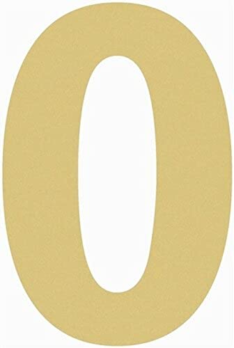 20" Wooden House or Craft Number 0 Unfinished, Rockwell Font, Craft Cutout 1-4" MDF Build-A-Cross