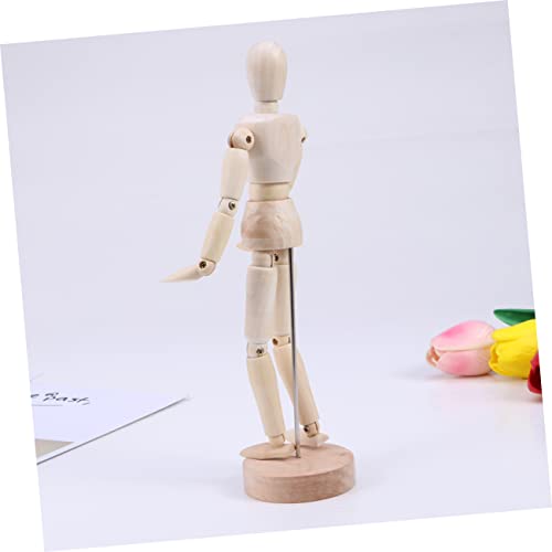 Vaguelly 9 Pcs 3D Desktop Wooden Art Supplies Vaguelly