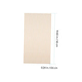 SEWOART 10pcs Triangular Wooden Strip Window Frame Decor Edge Trim Wood Trim Window Screen Extra Sticks Unfinished Wooden Strips Wooden Molding Trim SEWOART