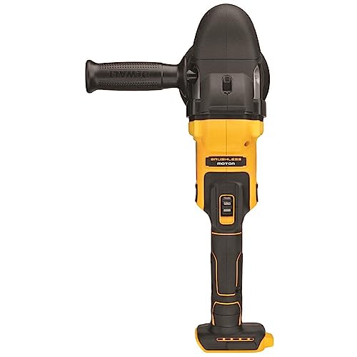 DEWALT 20V MAX* XR Cordless Polisher, Variable-Speed, Random Orbit, 5-Inch, Tool Only (DCM848B) DEWALT