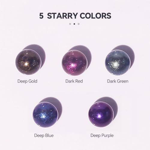 Epoxy Resin Color Pigment,5 Starry Sky Black Colors Resin Dye UV Resin Pigment,Highly Concentrated Resin Color Pigment for DIY Jewelry Making,Resin LIGHTWISH