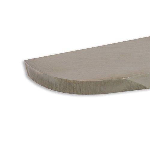 Hurricane Turning Tools, HTT-121, High Speed Steel, 1 1/2" Left Side Curved Scraper for Woodturning Hurricane Turning Tools