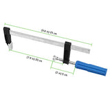 TAICHEUT 10 Pack 8 Inch Bar Clamps, F Steel Bar Clamps with Pad Protector for Welding, Woodworking and DIY Project TAICHEUT