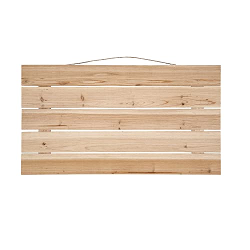 26”; Wood Pallet Rectangle Plaque by Make Market® - WoodArtSupply