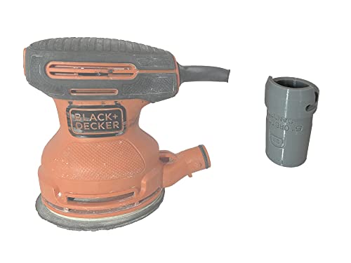 Vacuum Hose Adapter compatible with BLACK+DECKER 5-inch Random Orbit Sander BDERO100 BDERO600 BDERO200AEV BDEQS300 and 1-1/4 inch Wet Dry Shop Vac 1058 Designs
