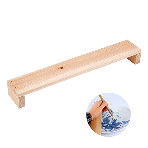 CHGCRAFT Wood Artist Leaning Bridge Hand and Wrist Leaning Bridge Hand Drawing Stand Wrist Rest Wood Bridge Tool for DIY Ceramic Clay Tools Antique CHGCRAFT