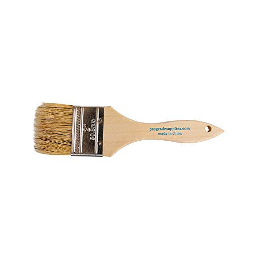 Pro Grade - Chip Paint Brushes - 36 Ea 2 Inch Chip Paint Brush Light Brown - WoodArtSupply