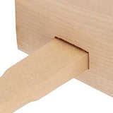 Professional Carpenter Wooden Hammer Wood Tapping 100% Woodworking Tool with Angled Striking Face FTVOGUE