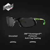 3M Safety Glasses, Solus CCS Series, ANSI Z87, Scotchgard Anti-Fog Coating, Clear Lens, Corded Ear Plug Control System, Removable Foam Gasket, 3M