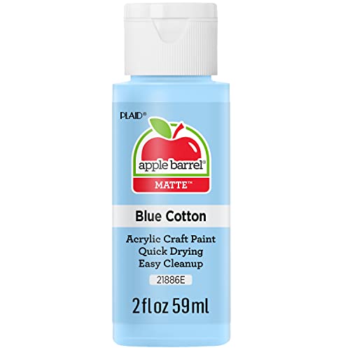 Apple Barrel Blue Cotton paint, 2 oz, 2 Fl Oz Apple Barrel