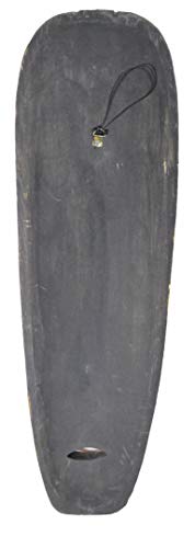 AFRICAN HAND CARVED WOODEN TRIBAL MASK ORANGE LIPS WALL DECOR unp A