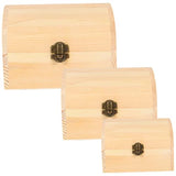 VOSAREA 9 pcs wooden box jewelry organizer tray strawberry decor craft storage DIY wooden unfinished wooden jewelry case handmade gifts wood gifts VOSAREA