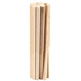 TAICHEUT 60 Pack 1/2" X 12" Unfinished Wooden Square Dowel Rod, Hardwood Wood Strips Balsa Wood Sticks for Painting, Coloring, DIY Crafts and Model TAICHEUT