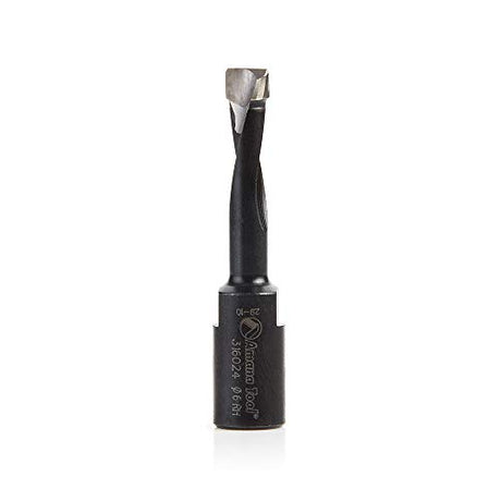 Amana Tool 316024 Carbide Tipped 2 Flute RH Rotation 6mm D x 28mm CH x M6x0.75 Thread for Domino Joining Machine for Festool Amana Tool