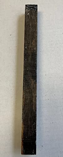 Beautiful Striped Ebony Hobby Wood, Turning Blanks Size: 1" X 1" X 12" Suitable Wood Pieces for Wood Crafts and Projects Generic