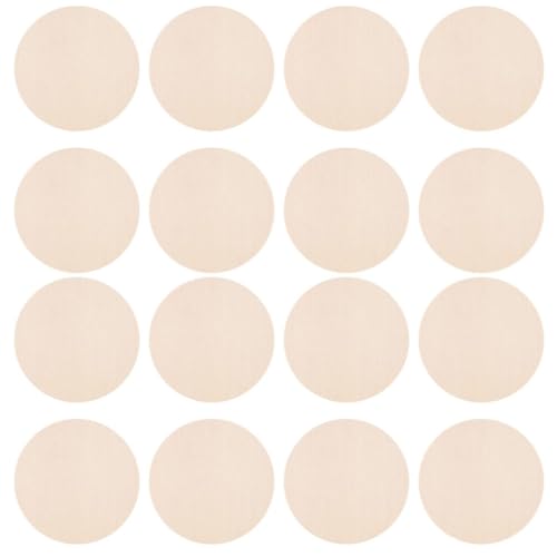 VILLCASE Unfinished Wooden Circles 24pcs Round Wooden Discs Blank Slices for DIY Crafts Door Hanger Sign Painting Christmas Decor 10cm VILLCASE