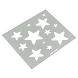 Aleks Melnyk #206 Metal Stencil for Jewelry, Shape Earring Star Cutouts Stencil, Lapidary Template for Cabochons, Jewelry Making Templates, - WoodArtSupply