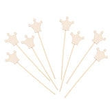 Toyvian 8pcs Children's Wand Glow Fairy Retinol Wand Diy Unfinished Wand Princess Party Supplies Wand Making Kit Birthday Crafts Wands Girl Manual Toyvian