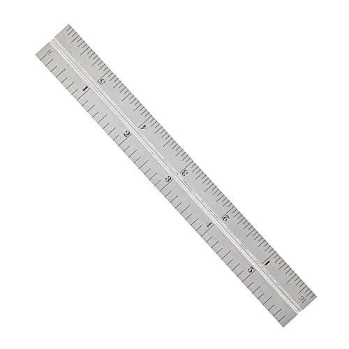 Starrett Blade Only for Combination Squares, Sets or Bevel Protractors - Ideal for Woodworking and Metalworking - 6" Length, Satin Chrome Finish, 4R - WoodArtSupply