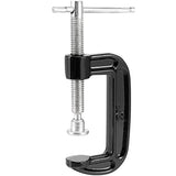 MUKCHAP 10 PCS 2 Inch C-clamp, Small C Clamps, Mini G Clamps for Woodworking or Metal Workpiece, Black MUKCHAP