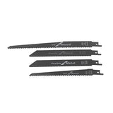 4Pcs Sabre Saw Blade Jigsaw Reciprocating Saw Blade Wood Sawing Blade Cutter Reciprocating Cutting Tool Set Kit for Wood Plastic Metal LiebeWH