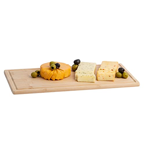 Bamboo Cutting Boards for Kitchen - Wood Cutting Board with Juice Grooves - Small Wood Cutting Board for Meat, Wooden Cutting Boards for Kitchen - WoodArtSupply