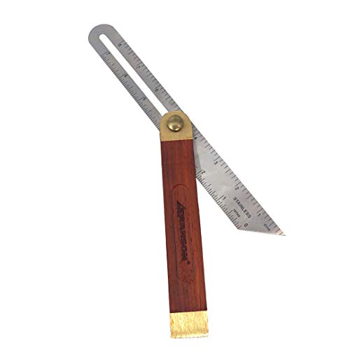 Swanson Tool Co, Inc TS149CP216 Value Pack includes Sliding T-Bevel with Stainless Rule, Hardwood Handle and a 2-Pack AlwaysSharp Carpenter Pencils Swanson Tool Co., Inc