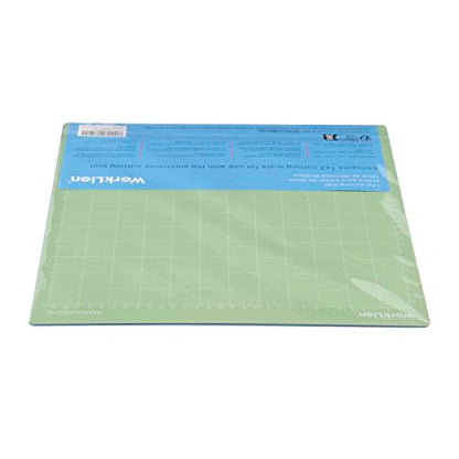 WORKLION Cutting Mat 12x12 for Cricut: Cricut Explore One/Air/Air 2/Maker Gridded Adhesive Non-Slip Durable Mat for Sewing Quilting and Arts & Crafts