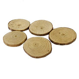 COHEALI 40pcs Piece Wedding Decorations Wedding Ornament DIY Crafts Wedding Centerpieces Mini Decor Arts and Crafts for Kids Wood Discs for COHEALI