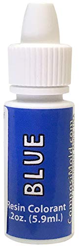 Blue Epoxy Pigment (Colorant, Dye, Tint) 6cc (0.2 oz.) ComposiMold