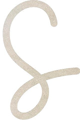 Small Unfinished Wooden 8 Inch S Letter, Shapes Nursery Baleno Handi Wooden Decor, Personalized Wall Art Alphabet, Cutout Wooden Letters NEXTCraft