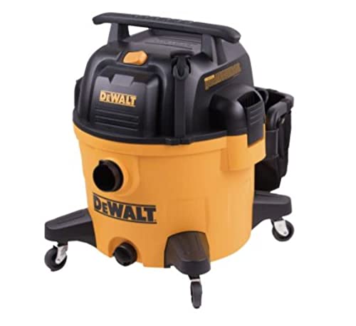 DEWALT DXV09P 9 gallon Poly Wet/Dry Vac, Yellow - WoodArtSupply