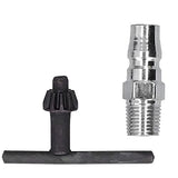 90 Degrees Elbow Air Drill Pneumatic Powerful Angle Drilling Machine Tapping Machine, Air Drill Pneumatic Tool Hilitand