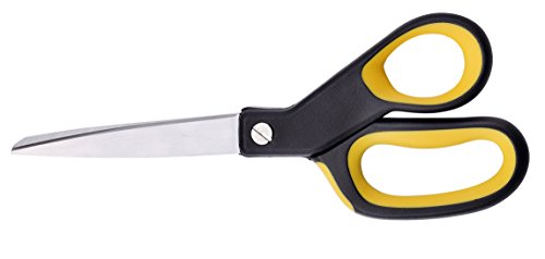 Stanley 8 Inch All-Purpose Ergonomic Scissor (SCI8EST-YLW), Yellow/Black STANLEY