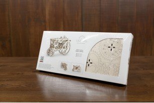 Ugears Bundle 2 in 1 Tractor + Trailer Mechanical 3D Puzzle Eco-friendly Gift DIY Brainteaser Teens Adults Boys Girls Kids Toys UGEARS