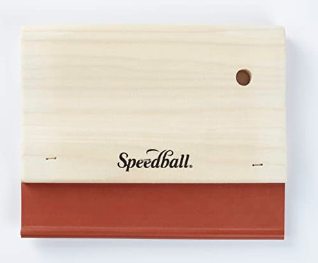 Speedball Nitrile Squeegee, 6-Inch, 65 Durometer for Fabric Silk Screen Printing Speedball